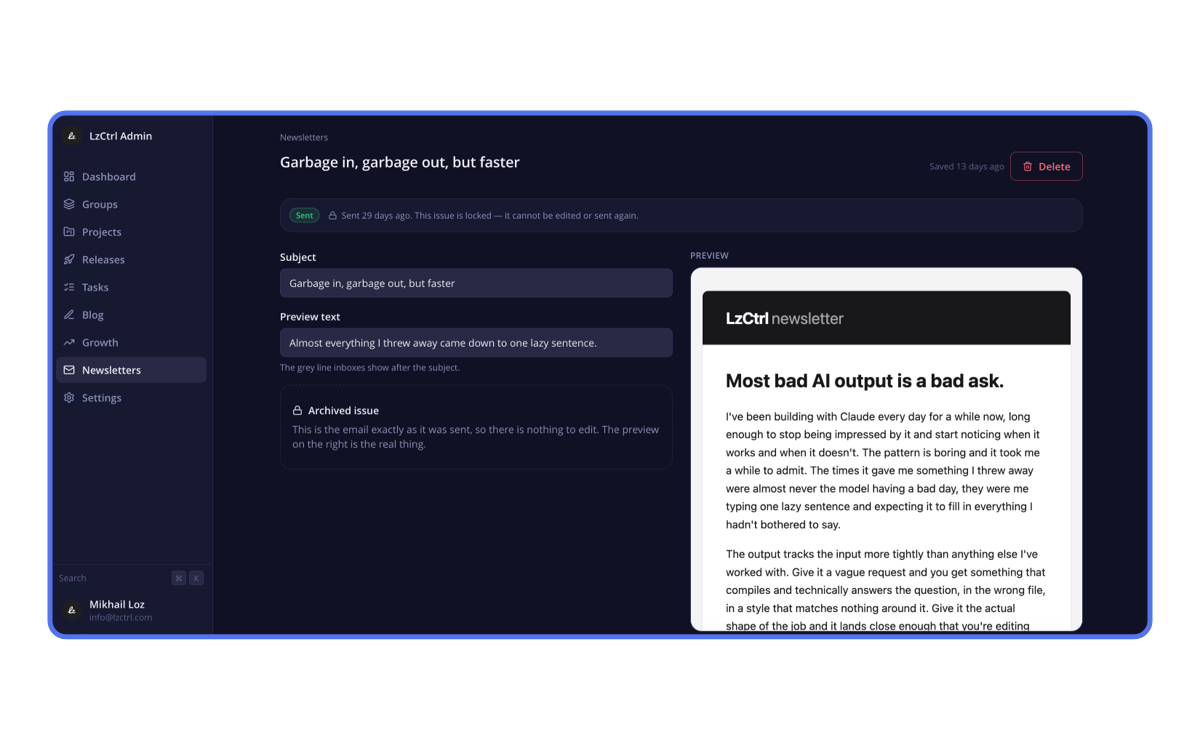 Newsletter Platform